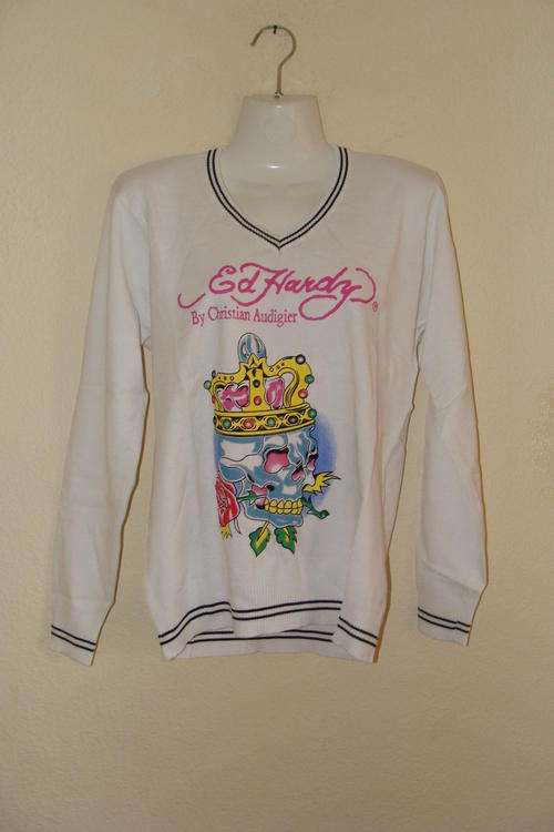 Ladies Ed Hardy Long Sleeve Jersey Large