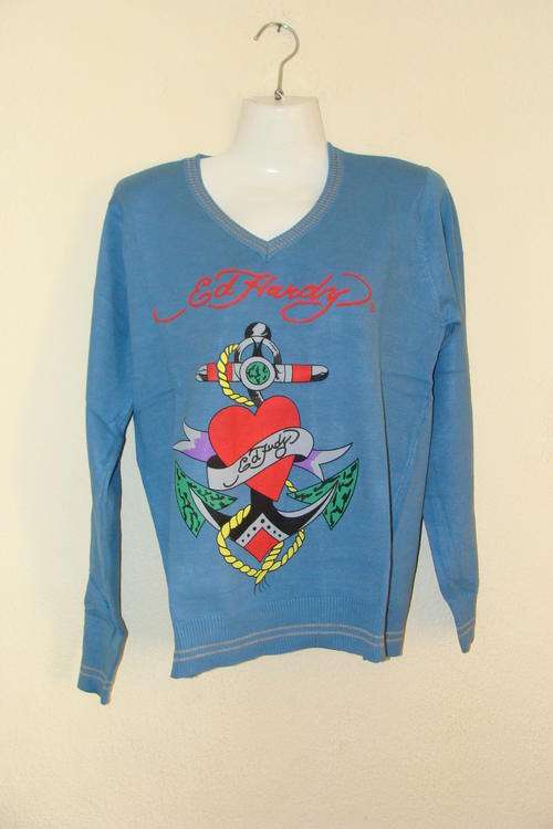 Ladies Ed Hardy Long Sleeve Jersey Large