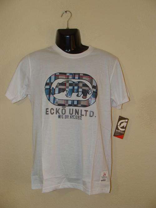 Mens ECKO UNLTD T Shirt Large Slim Fit
