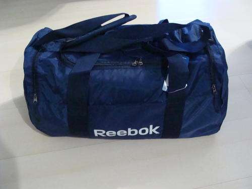 Original Reebok PE Elements Medium Grip Sports Bag Athletic Navy