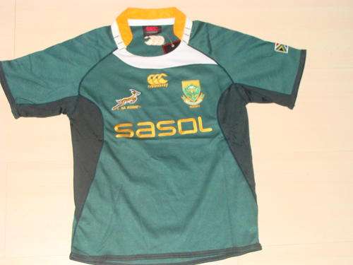 Kids Springboks Rugby Jersey 5 to 6 Year Old