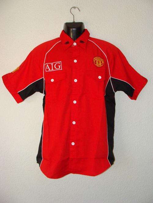 Mens Manchester United Short Sleeve Shirt - XX Large