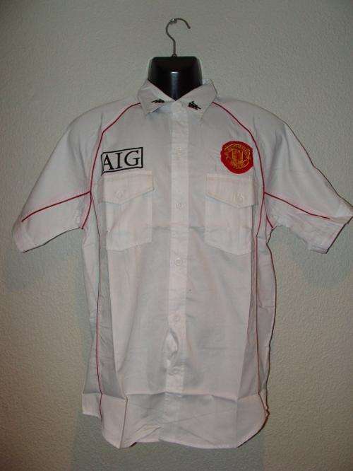 Mens Manchester United Short Sleeve Shirt - XX Large