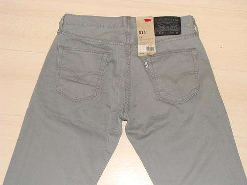 Original Mens Levi's 514 Straight Fit Chinos 34W 34L Grey - Retails for R599