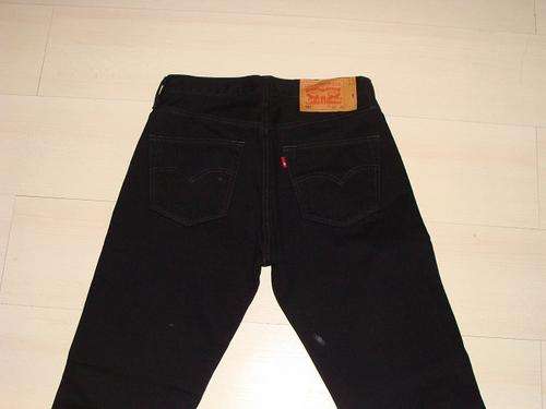 Original Mens Levi Strauss 501 W32 L30 - Black