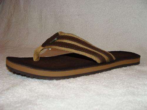 Original Mens Jeep Jackson Leather Webbing Upper Sandal - UK 12