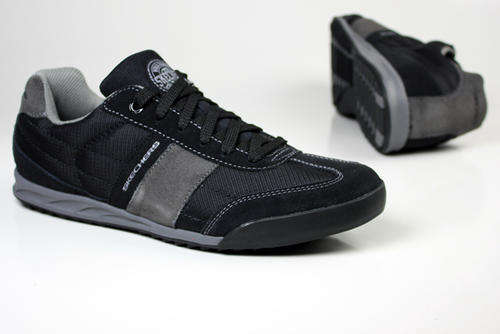 Original Mens SKECHERS Ascoli Razz - Leather Textile Upper - UK 10