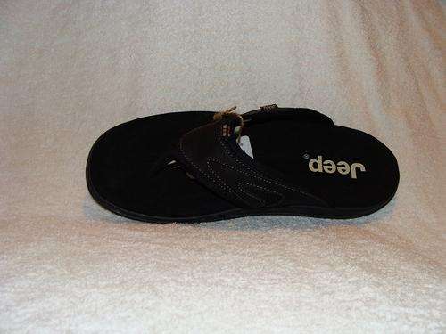 Original Mens Jeep Reed Upper Leather Sandal - UK 8