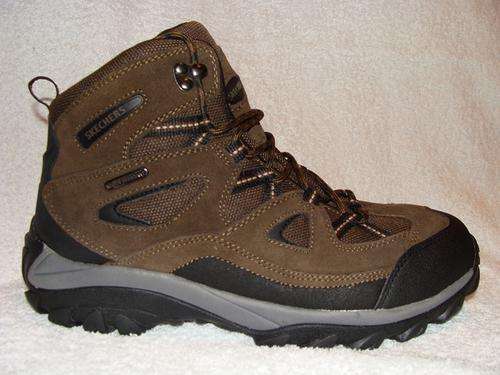 Original Mens Skechers Sedone Abner Leather Upper - UK 9 - Water Resistant