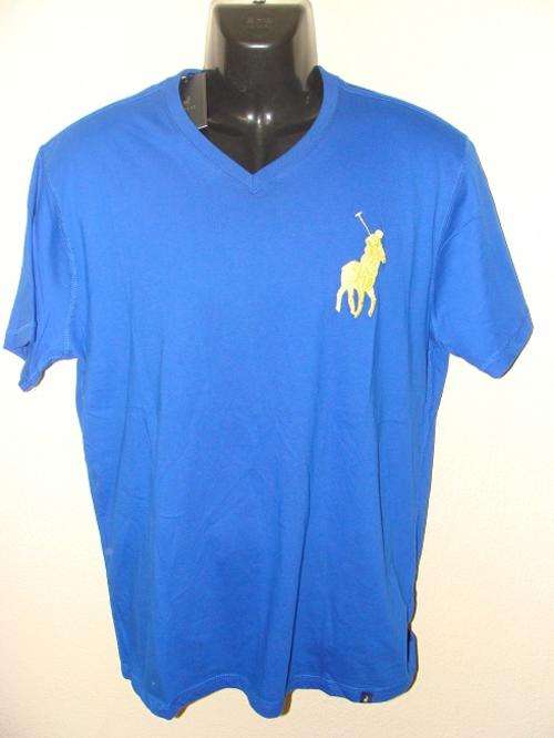 Original Mens Polo Custom Fit Big Pony V Neck T Shirt - XX Large