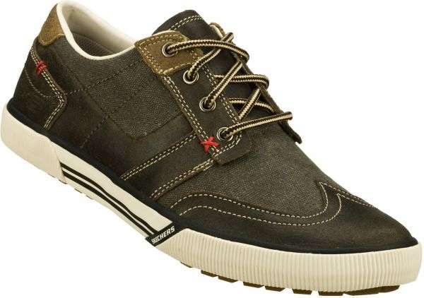 Original Mens SKECHERS Talon Bremond Leather & Textile Upper - UK 12 (SA 12)