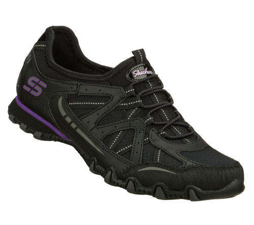 Original Ladies Skechers Bikers Conjure Up Leather & Textile Upper - UK 7 (SA 7)