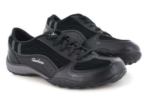 Original Ladies Skechers Breathe Easy (Memory Foam) - UK 8 (SA 8) Leather & Textile Upper