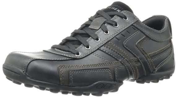 Original Mens SKECHERS Talus Valey Leather Upper - UK 12 (SA 12) Memory Foam