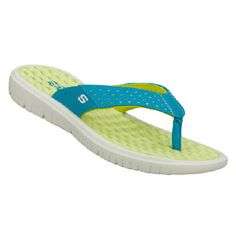 Original Ladies Skechers Wave Rider - UK 7 (SA 7) (Blue & Lime)