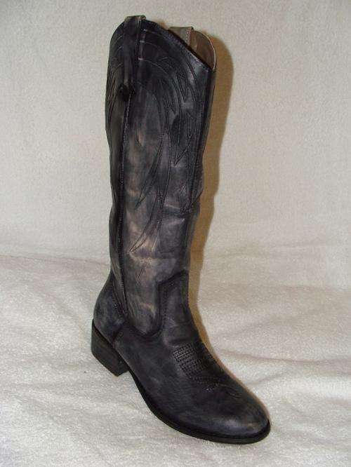 Original Ladies Levi's Aniseed - (Black) UK 5 (SA 5) Leather Upper - Side Zip