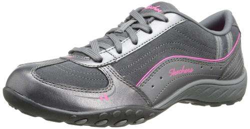 Original Ladies Skechers Breathe Easy Take Ten - UK 4 (SA 4) (Memory Foam) Leather & Synthetic Upper
