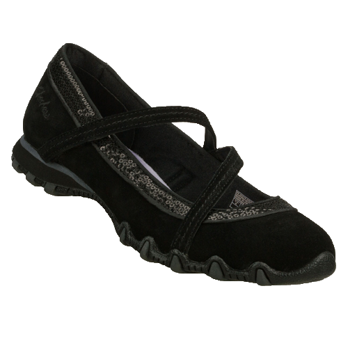 Original Ladies Skechers Bikers Guest List - UK 7 (SA 7) Leather & Textile Upper