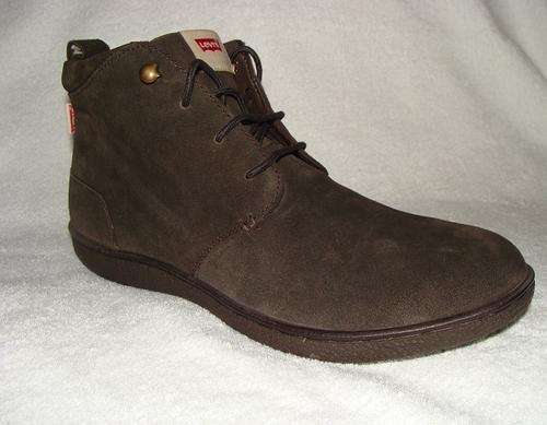 Original Mens Levi's Ryan (Dark Brown) - UK 10 (SA 10) - Leather Upper