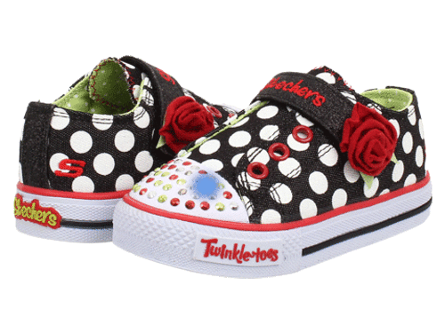 Original GIRLS SKECHERS  Twinkle Toes Shuffles Lights - UK 9 (SA 9 - 16cm)