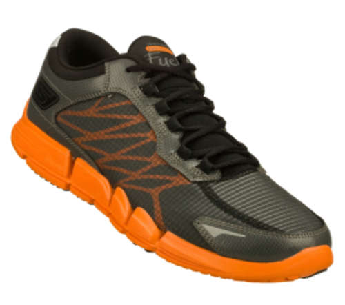 Original Mens SKECHERS Go Bionic Fuel - UK 12 (SA 12) Leather & Textile Upper