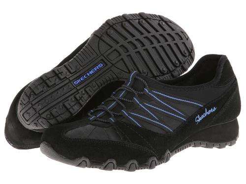Original Ladies Skechers Sassies Wowee - UK 8 (SA 8) Memory Foam Footbed - Leather & Textile Upper