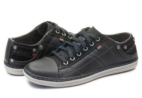 Original Mens SKECHERS Sorino Pantalone - UK 12 (SA 12) Memory Foam - Leather & SyntheticUpper