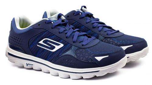 Original Mens SKECHERS Go Walk 2 Flash - UK 13 (SA 13) - Leather & Textile Upper