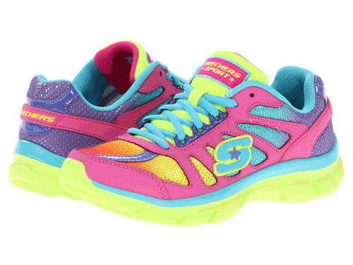 Original Girls / Ladies SKECHERS Dreamcatcher - UK 4 (SA 4 - 23.5cm) Leather & Textile Upper