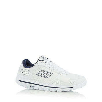 Original Mens SKECHERS Go Walk 2 Flash LT- UK 13 (SA 13) - Leather & Textile Upper