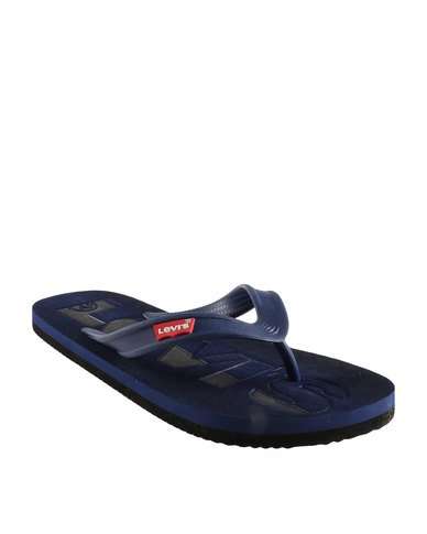 Original Mens Levi's Bells Flip Flops UK 8 (SA 8) - Navy