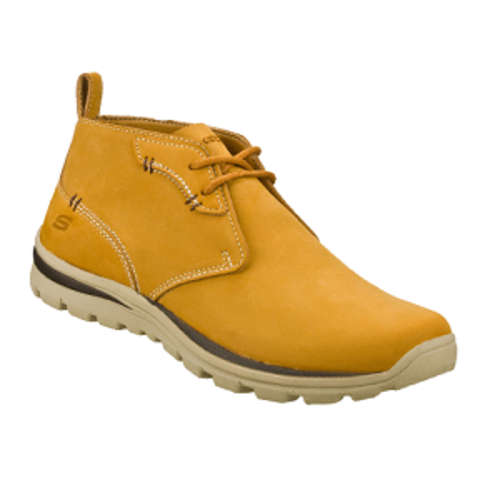 Original Mens SKECHERS Superior Keller- UK 12 (SA 12) Leather Upper - Memory Foam Footbed