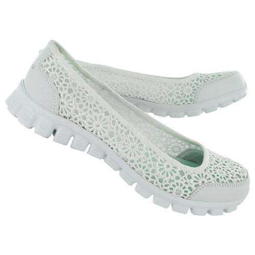 Original Ladies Skechers EZ Flex SweetP - UK 5 (SA 5) Memory Foam Footbed Leather & Textile Upper