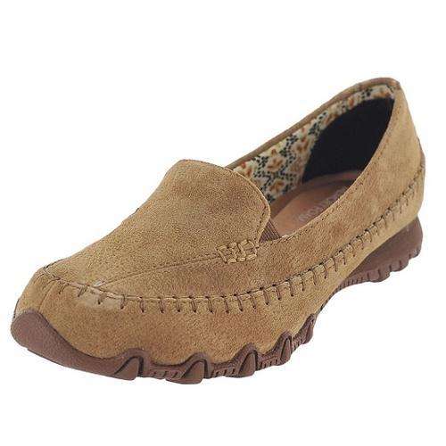 Original Ladies Skechers Bikers Predestrian - UK 7 (SA 7) Leather Upper Memory Foam Footbed