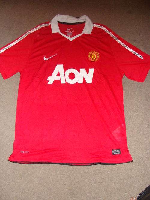 Manchester United Home Jersey Short Sleeve X Large