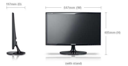 SAMSUNG MODEL S23B300B, FULL HD, STYLISH 23" INCH LED MONITOR