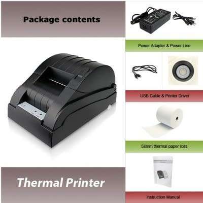 Point of Sale Thermal Receipt Printer System