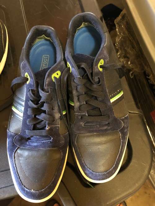 Bulk lot of 13 x  Used Hugo Boss Sneakers # All UK 9 # 1000% GENUINE AND AUTHENTIC!