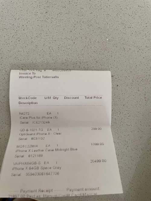 ## iPhone X64 GB - Space Grey## - condition 9/10 with 3 x apple leather cases + 2 x mont blanc cases
