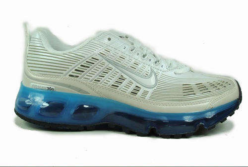 NIKE AIR MAX 360-WHITE - BLUE UK 9