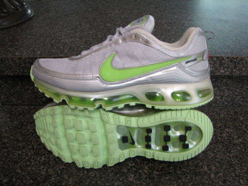 NIKE AIR MAX 360-WHITE - GREEN UK 9