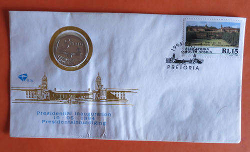 1994 Inauguration FDC with Proof R5