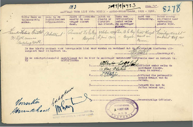Boer War ABO (LVW) / WW1 Group to an American