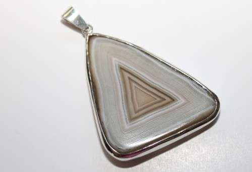 Large reversible Agate pendant