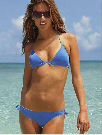 Blue Push Up Bikini - Medium