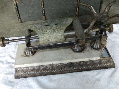 The Micrometer Scale "Early 1900's"