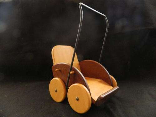 Solid Imbuia & Paumarfin Dolls Pushcar.