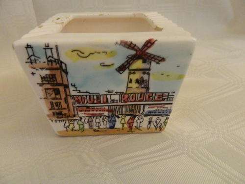 Hand Painted "Jan Hunks" holder.