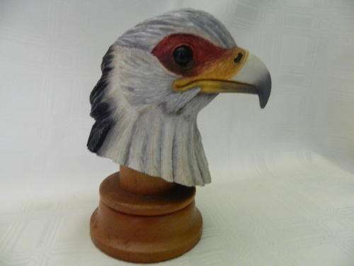 Extremely RARE Collectors Item (NO 249) Feathers Friends Secretary Bird "Hand Painted"