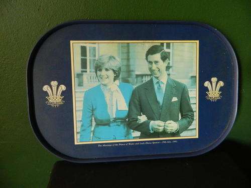 Diana and Charles Wedding Tray